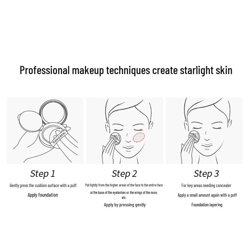 MAOGEPING Caviar Cushion Foundation SPF30+ PA+++