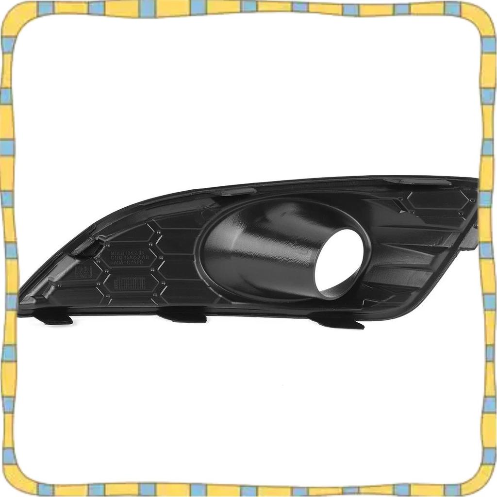 L17A-1 Pair Front Bumper Lower Honeycomb Fog Lamp Surround Grille Fog Light Trim Cover For Ford Fiesta Mk7 Facelift 2013-2017