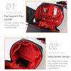 Zipper Portable Cosmetic Bags Cosmetic Case Toiletries Organizer Detachable Makeup Bag  Travel