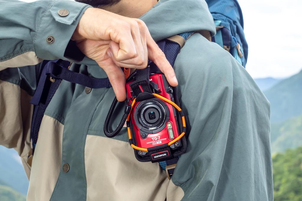 OM SYSTEM/Olympus TG-4 & TG-870 Sports Holder CSCH-123 Orange CSCH-123 ORG