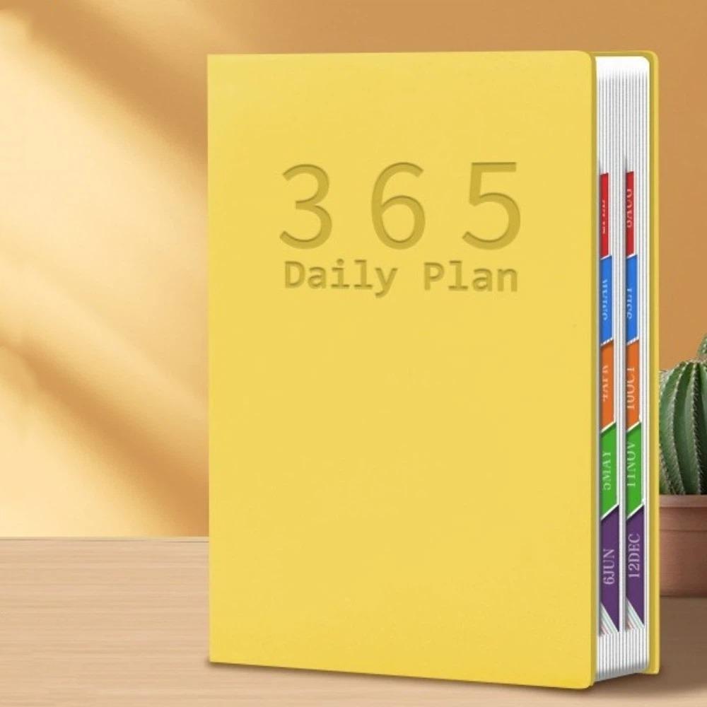 Portable Pocket Schedule Book Hardcover Agenda Book Time Efficiency Notepad Weekend Combined