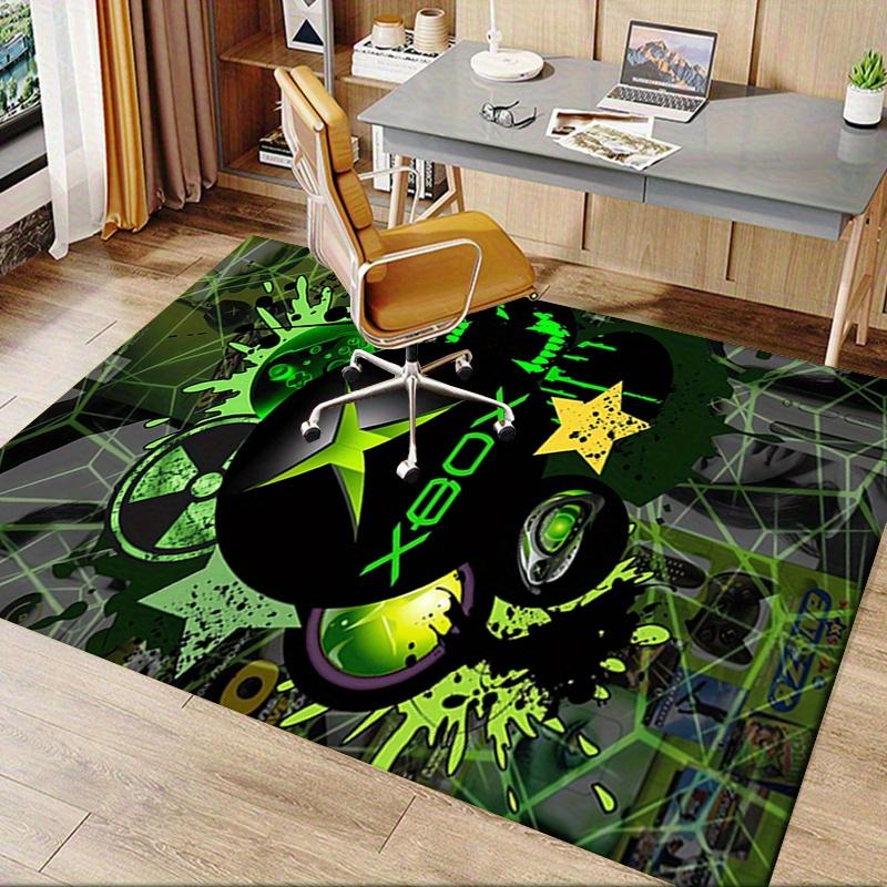 1pc Xbox, Gaming, Neon Office Carpet Soft Polyester Entrance Carpet Washable Non Slip Machine Washab