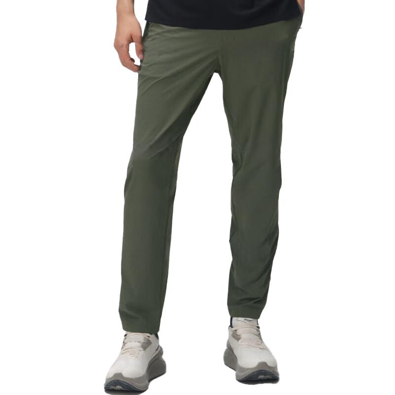 Saucony Urban Elastic Low Waist Straight Leg Knitted Sports Pants Men Pants Rock-Gray Army-Green SC2240114C-GE128