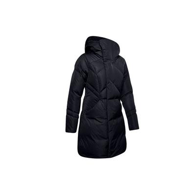 Training Sports Solid Color Loose Mid-Length Down Jacket Women Outerwear Black 1346480-001