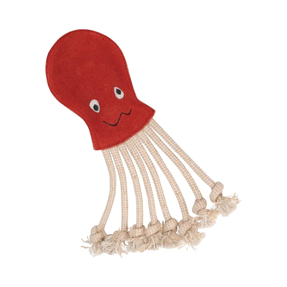 Benji & Flo Inky The Octopus Suede Rope Dog Toy