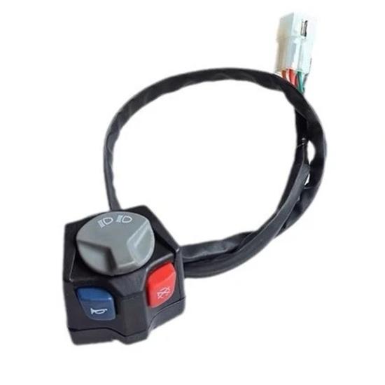 Motorcycle Three Function Switch Button Headlight Horn Kill Universal Electric Flameout Start Switch For KTM EXC XC XCW EXCF SX