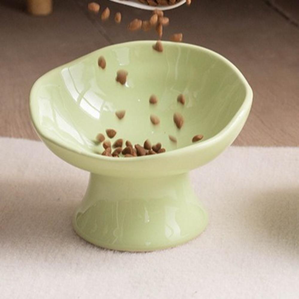 Rutschfester Boden Anti-Kipp-Katzennapf Schräger Winkel Nackenschutznapf Schräger Haustiernapf Senior-Haustiere