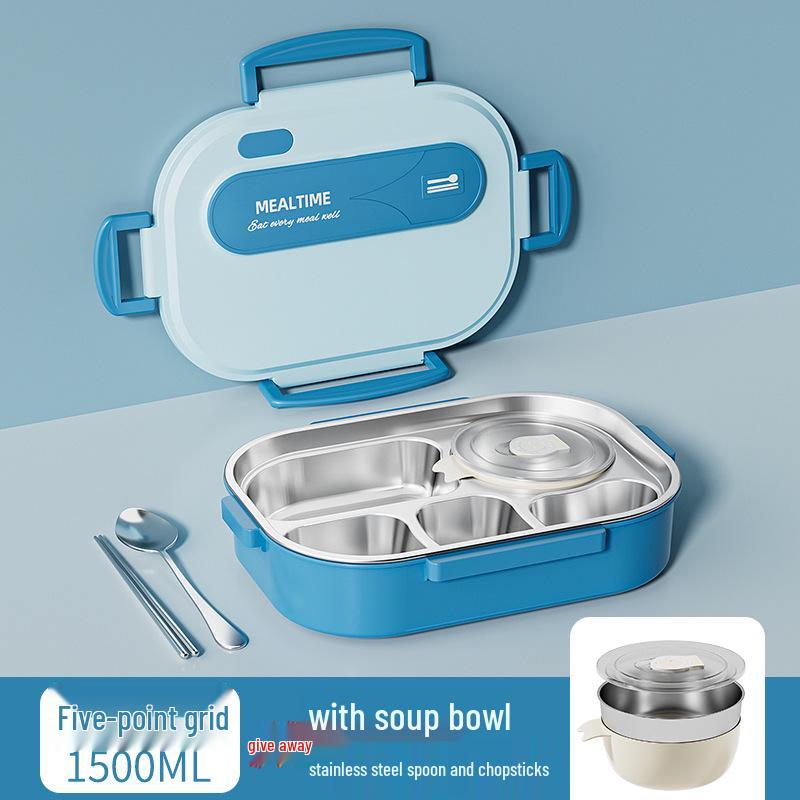 Microwaveable 316 Stainless Steel Insulated Bento Lunch Box for School Girls & Office Workers