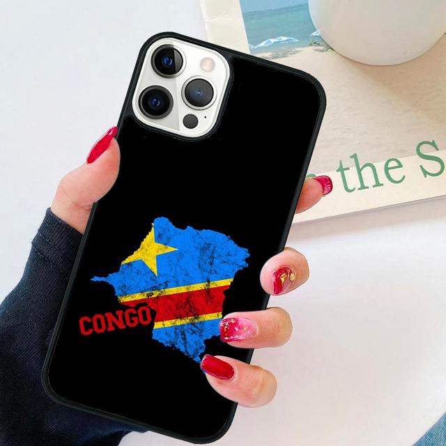 Congo Democratic Republic Flag Phone Case for iPhone 17 Air 16 PRO MAX 15 14 PLUS 12 11 13 coque Cover Fundas coque