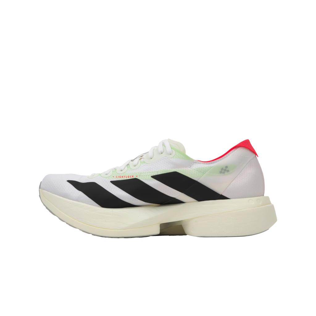 adidas Adizero Adios Pro 4 Branco Preto Tênis Masculinos Branco-Nuvem Preto-Essencial Prateado-Metálico JR1094