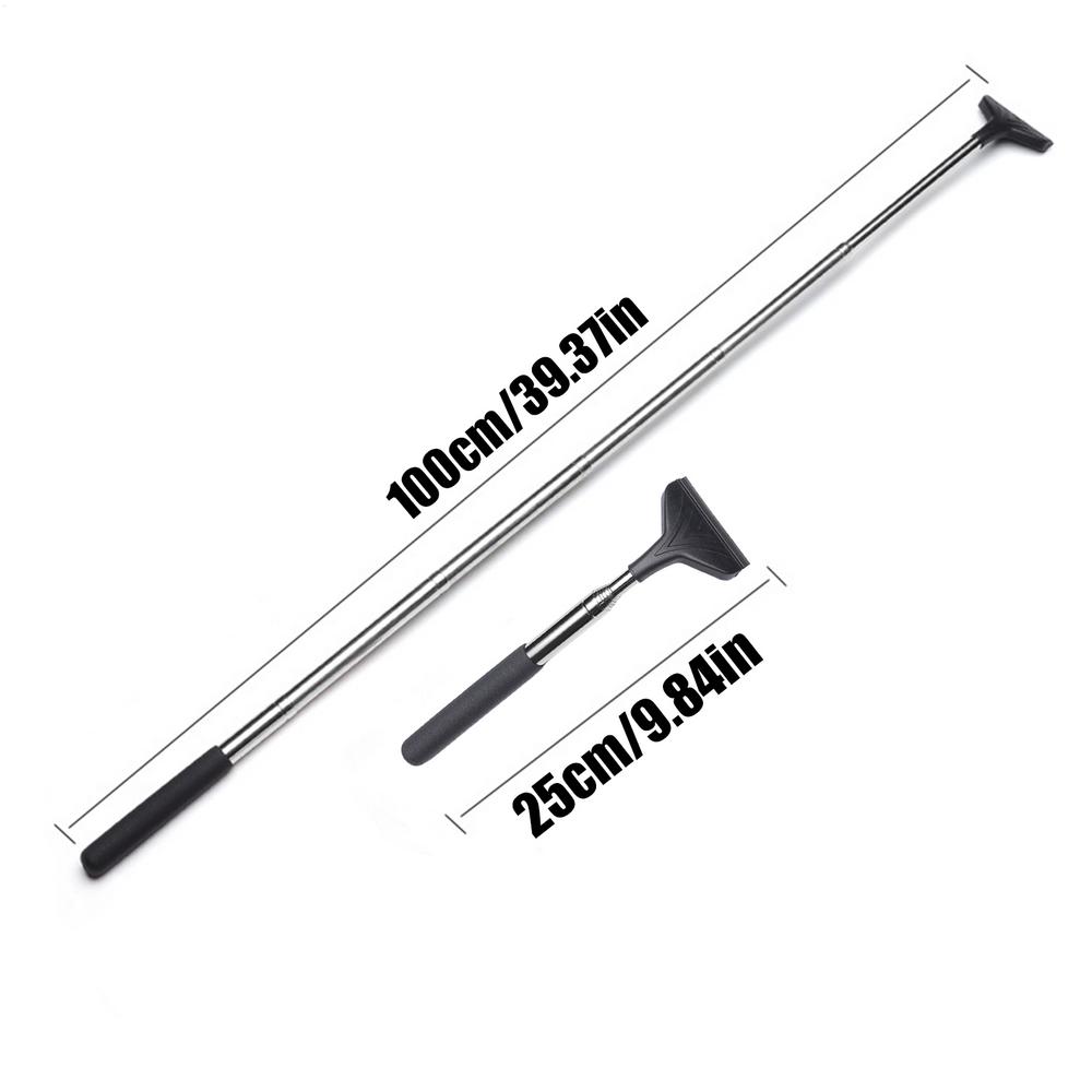 

Portable Rainy Glass Window Cleaning Tool Wiper Extendable Car Side Mirror Squeegee Telescopic Automotive Glass Door Water Wiper чорний