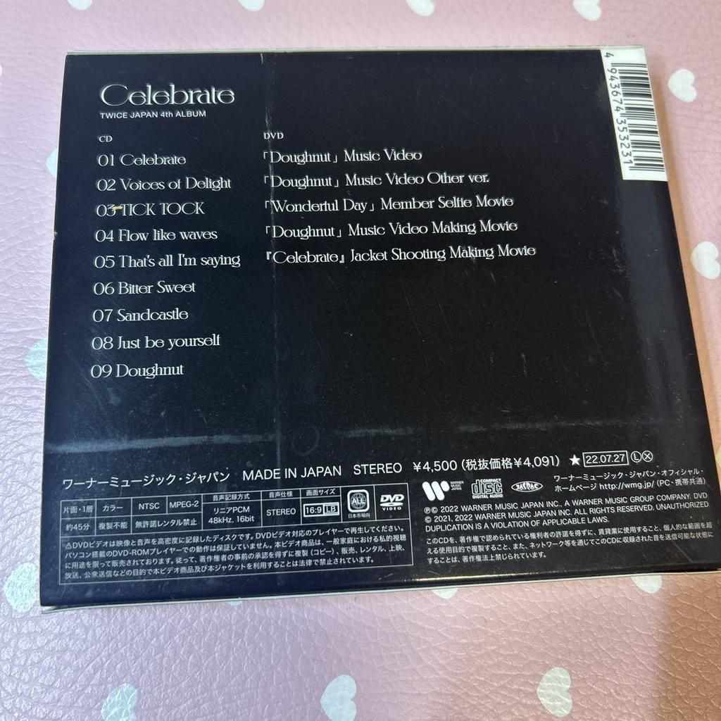 [USED] TWICE Celebrate CD+DVD