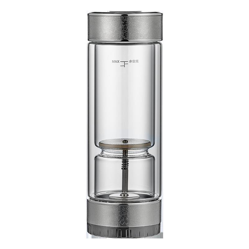 Exquisite Men's Double-Layer Titanium Insulated Tea and Water Separation Cup – Thickened, Anti-Scald, Luxury Gift