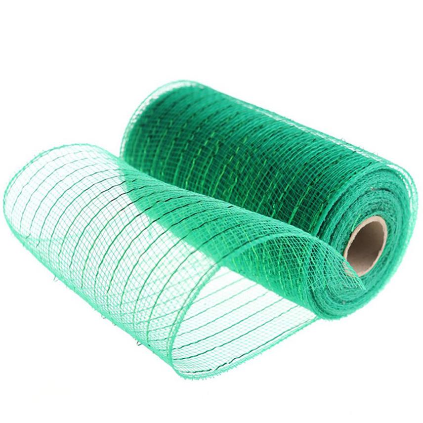 10 Yards Netzband Gold Silber Glitzer Dekobänder Schleife Handwerk Geschenkverpackung Weihnachtsdekoration Drahtband