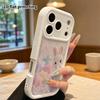 Phone Case: 2D Flat Design for iPhone 18, 17, 16, 15, 14, 13 Pro, Tiered Protective Case, Little White Bunny with Stars, Christmas and Halloween Gift