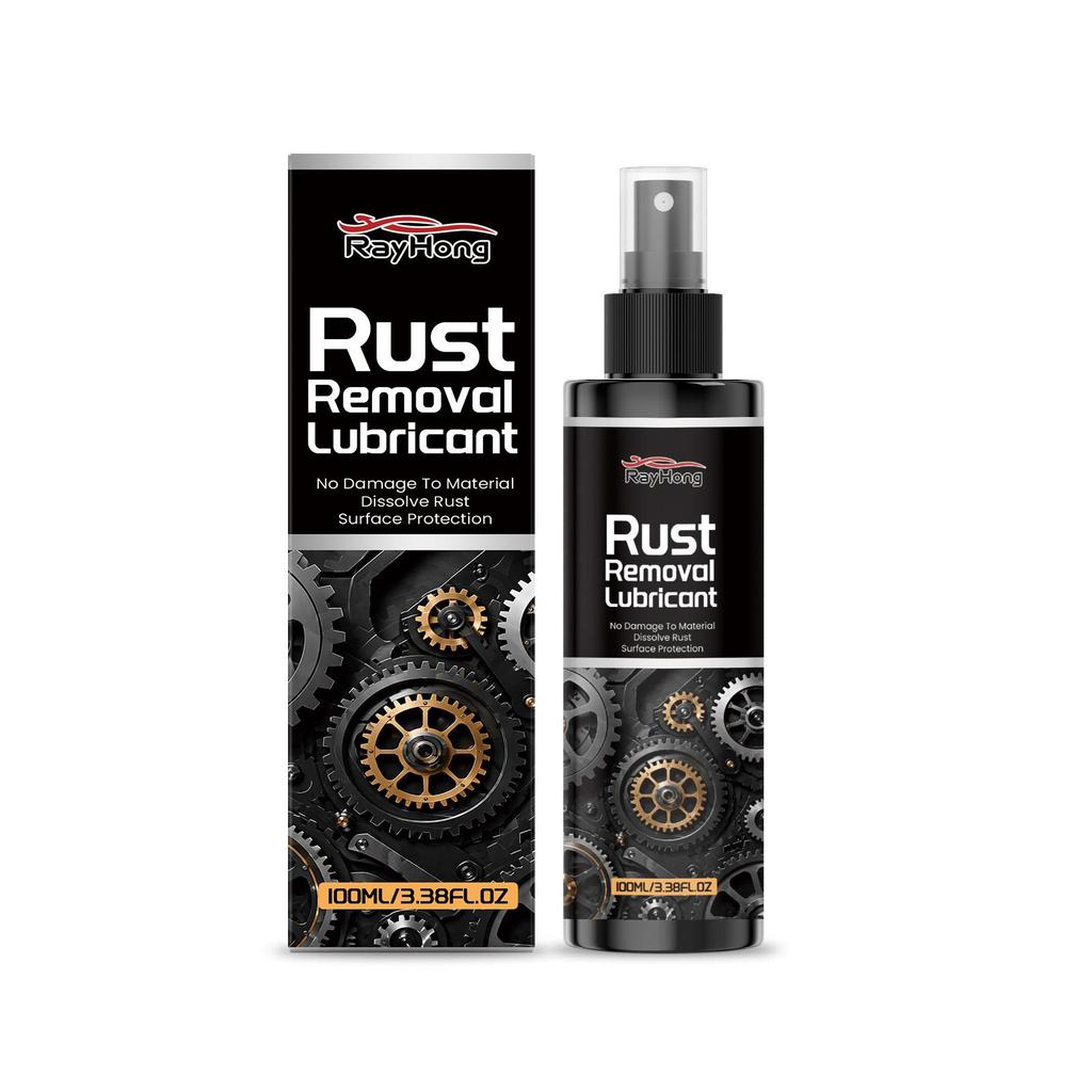 RAYHONG Rust Removal Spray Car Metal Parts Cleaning and Care Spray To Remove Rust and Brighten the Surface Daily Maintenance Supplies 100ml
