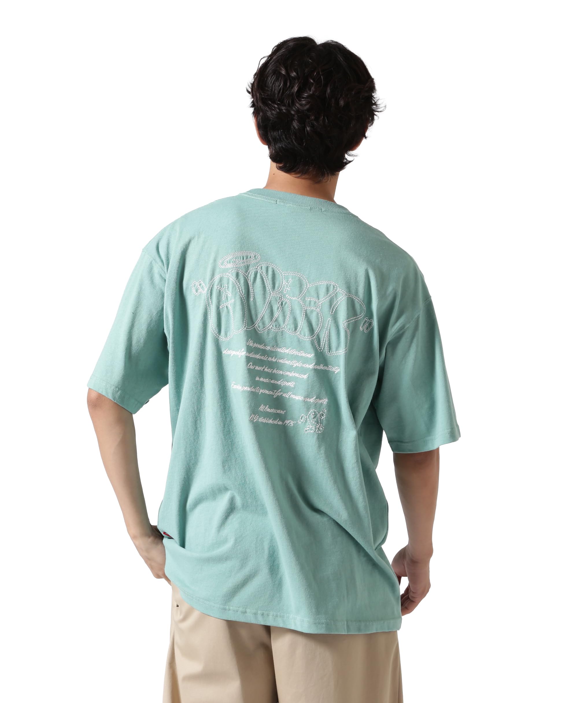 

AVIREX GRAFFITI EMBROIDERY T-SHIRT M 429 mint 783-5234009