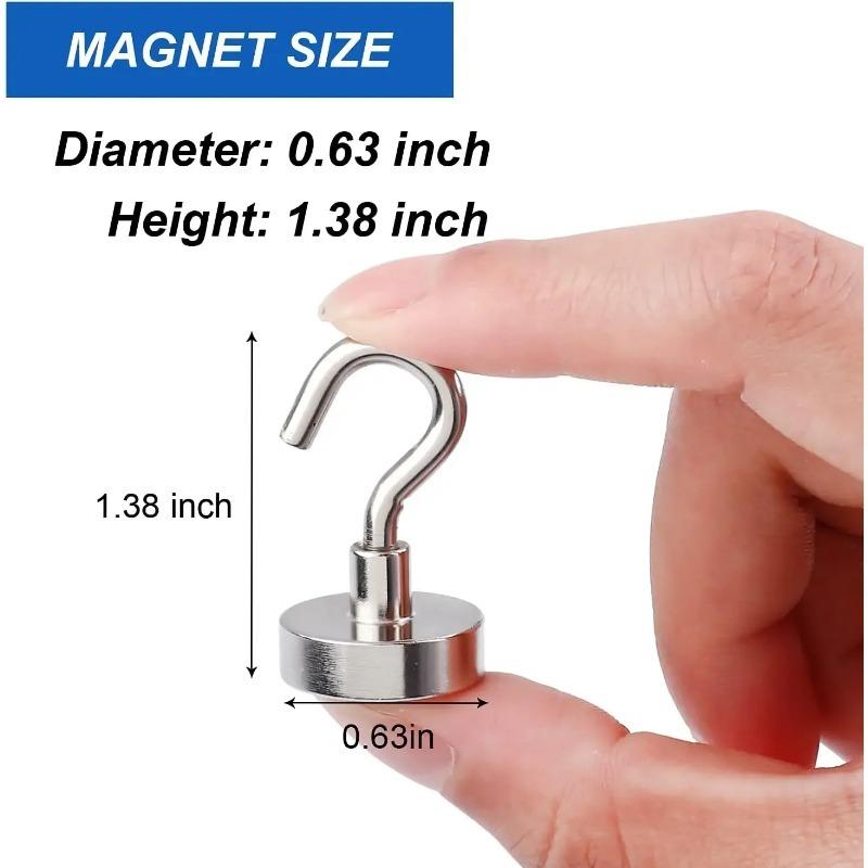 Magnetring, Mehrzweck-Aufbewahrungshaken, Edelstahl, Heimhaken, Badezimmerhaken, Küche, Garten, magnetisch, für Zuhause und Dekoration, Iman