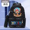 2pcs One Piece Backpack with Pencil Case Student Schoolbag Casual Large Capacity Backpack Boys Men Cartoon Anime Bookbag Gift