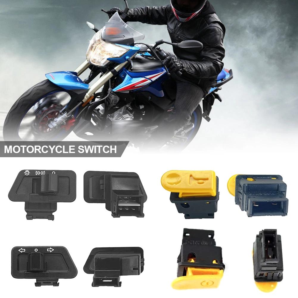 Motorcycle Scooter Switches Button Head Light Horn Dimmer Turn Starter Single Headlight Switch For Honda Suzuki ATV Moped