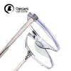 Retro TR90 Transparent Eyeglasses Frame 3C103: Anti-Blue Light Plain Glasses for Men & Women with Pin Cap