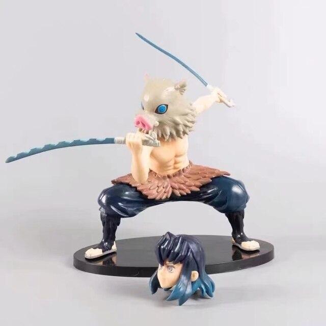 Demon Slayer Anime Figure Kimetsu No Yaiba Action Figure Kamado Nezuko Agatsuma Zenitsu Kamado Tanjirou Figure