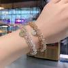 Imitation Pearl Hair Tie, Korean Hair Accessory, Beaded Elastic Band, Women's Hair Tie for Buns, High Elasticity