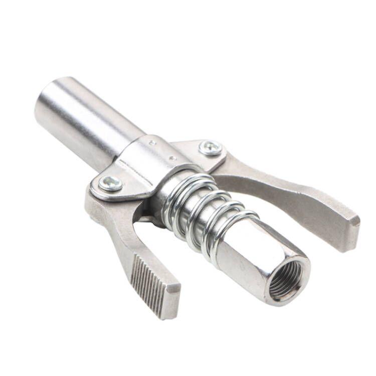 High-Pressure Universal Grease Gun Nozzle with Locking Pliers and Oil-Proof Design
