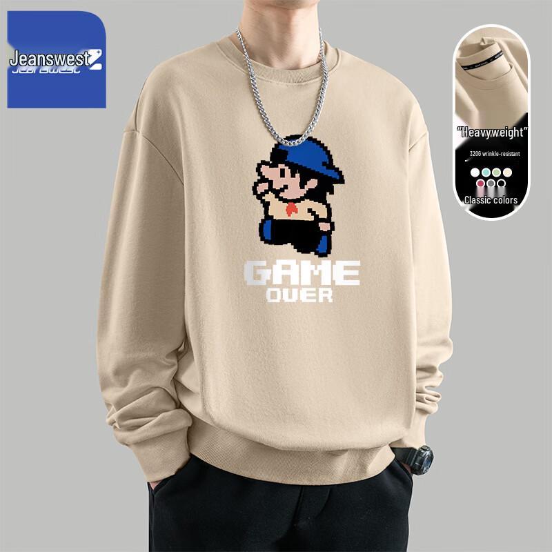 Jeanswest Men's Game Over Graphic Long Sleeve Tee