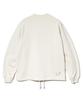 [go Slow Caravan] 352606 Skillet Pizza Bear Hem Spindle Crew Sweatshirt, Air-Spun Fleece, Ivory, Size L