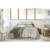 Housse De Couette Réversible "Vickie" Tissé-teint Toutes Dimensions "Gaze De Coton" - 140x200 - Romarin