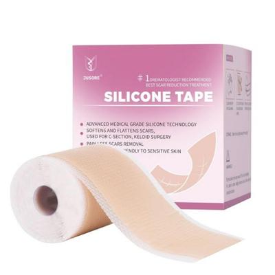 Silicone Scar Tape Sheet - Professional Medi Grade Removal Non-irritating, No Fatigue for C-section, Scar Burn Keloid Acne, 4x150cm