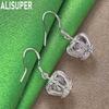 925 Sterling Silver Openwork Crown Pendant Earrings Set With AAA Zircon - Fashion Gift Jewelry