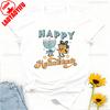 Happy Hanukkah Shirt Jewish Holiday Saying Religious for Printed Tshirt Tops Unisex High Quality Cotton Regular Short Sleeve