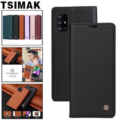 Starke Magnet Klapphülle für Samsung Galaxy A51 A71 A10 A20 A30 A40 A50 A70 A10S A21S A31 A41 A21 S 4G 5G Lederhülle