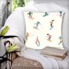 1Pc Ski Resort Prop Pattern Pillow Case Square Bedroom Sofa Leisure Comfort Cushion Car Living Room Home Decoration