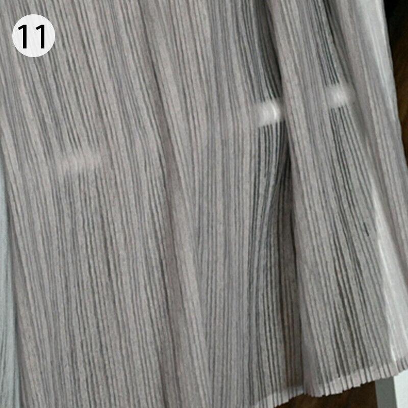 Organ Pleated Mesh Lace Fabric Crumpled Tulle Net Fabric Wedding Organ Skirt Dress Costume Curtains Handmade DIY Craft Material