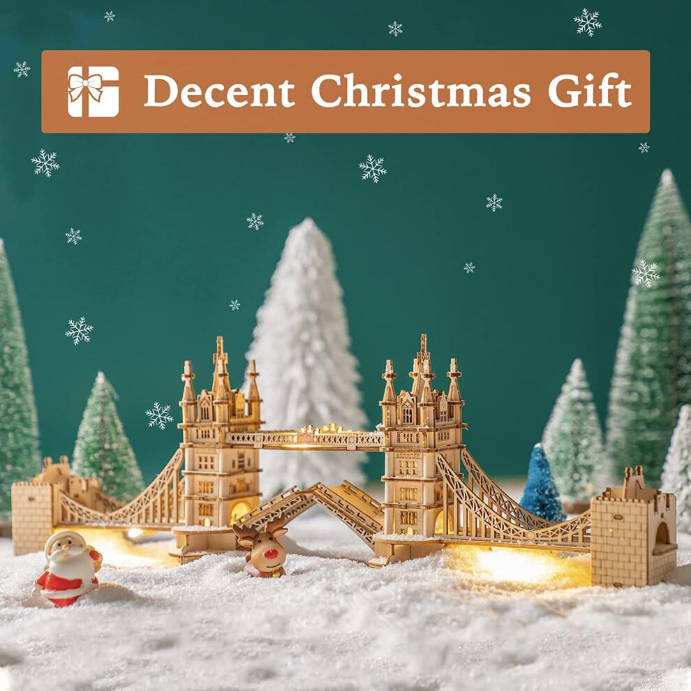 Tower Bridge 3D Puzzle Holzmodell DIY-Bausatz Geburtstagsüberraschung Geschenk