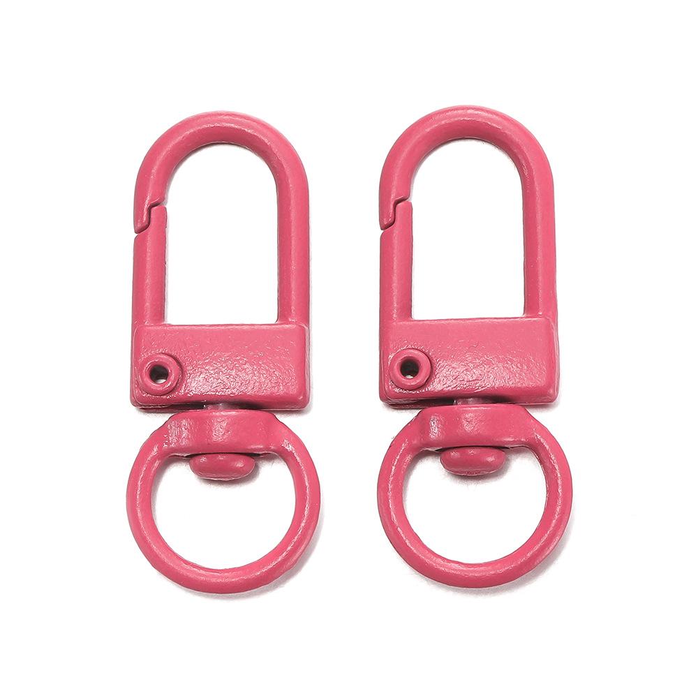 New Color Spray Paint Door Buckle Keychain: DIY Doll Pendant for Phone & Bag