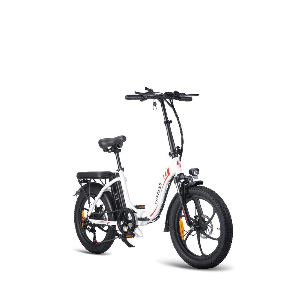 FAFREES F20 Adult Electric Bike 250W Brushless Motor 36V18Ah High-Capacity Battery Multiple Color Options, Compact Commuter E-Bike