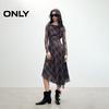 ONLY Women's Mesh Backless A-Line Midi Dress