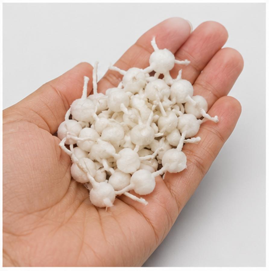 TreegoArt Cotton Wicks Hand Made Round Shape Diya Batti For Pooja, Aarti, Daily Worship And Festivals- 1000 Pieces