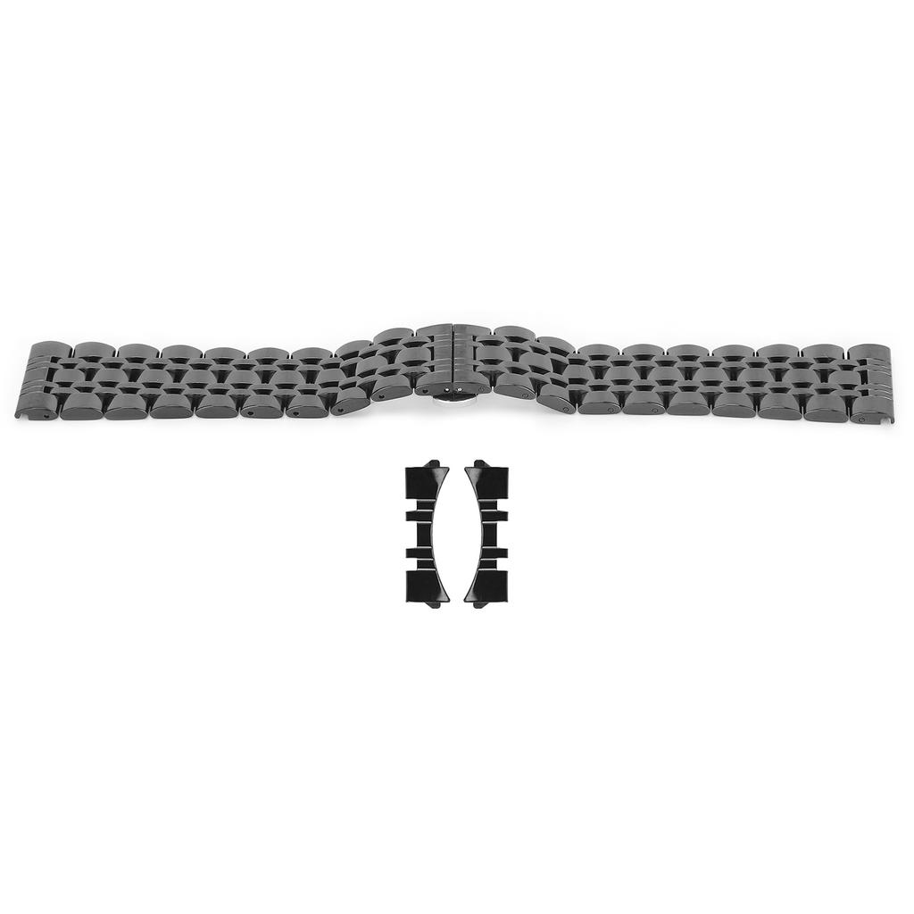Stainless Steel Adjustable Watch Band Portable Replacement Watchband Parts Accessory21mm   0.83in