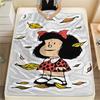 1pz Coperta in Flanella con Stampa Mafalda, Alta Qualità per Tutte le Stagioni, Arredamento per la Casa, Calore e Comfort, Perfetta per Regali di Natale