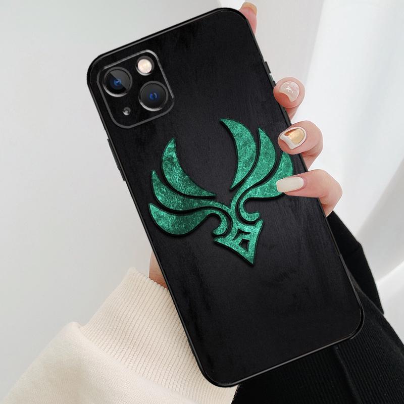 Genshin Impact Elements Phone Case For iPhone 17 Pro Max 16 15 14 11 12 13 Pro Max Mini 15 16 Plus 16e 17 Air Cover