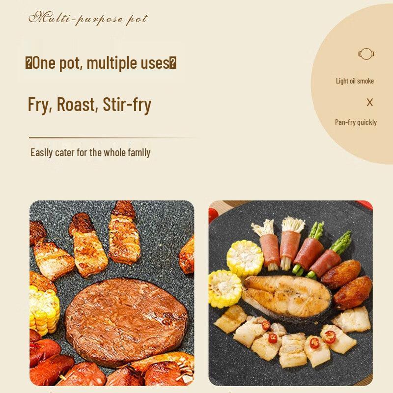 Multi-functional Non-stick Electric Grill & Frying Pan