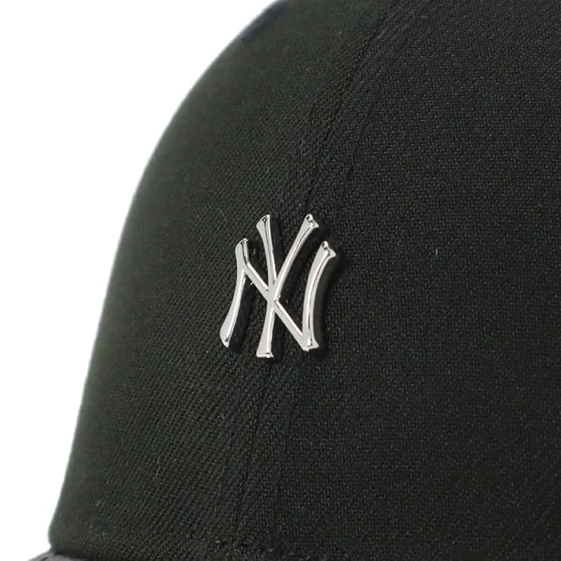 New Era (new Era) New Era Cap MLB Metal Logo ONSPOTZ Special Order NY Black/graphite FREE 9FORTY CS Mini Logo Metal Badge Metallic Visor Mlb New York