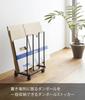 Yamazaki Tower Cardboard Storage W30 x D23 x with for Cardboard Easy to Model 3304 Container, Black, Approx. H43.5cm, Casters, Storage, Bind,