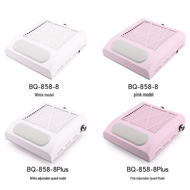 Japanese-Style Nail Vacuum Cleaner with Adjustable Speed, 80W, Includes Filter and Hand Pad