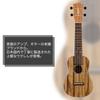 VOX Soprano Ukulele Made in Japan preamp Gear pegs Carry bag included Black limba Built-in VUP-33-SBL